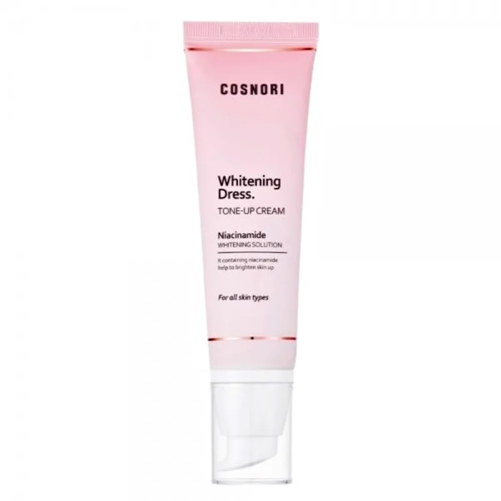 

Korea Cosnori Whitening Dress Tone-up Cream 50ml Niacinamide Whitening Solution Isolation Moisturizing Invisible Pores Skin Care