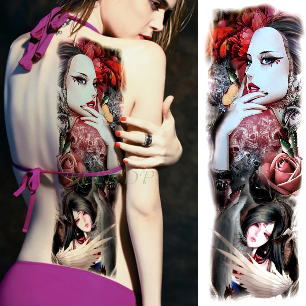 Waterproof Temporary Tattoo Sticker rose sexy lady full arm fake tatto flash tatoo sleeve large size for girl men women
Waterproof Temporary Tattoo Sticker rose sexy lady full arm fake tatto flash tatoo sleeve large size for girl men women