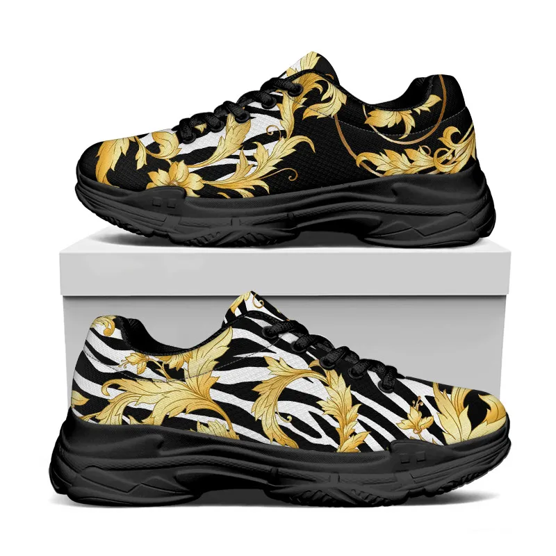 WHEREISART Luxury European Golden Floral Design Women Fashion Sneakers Autumn Platform Chunky Casual Brand Mesh Shoes Breathable
WHEREISART Luxury European Golden Floral Design Women Fashion Sneakers Autumn Platform Chunky Casual Brand Mesh Shoes Breathable