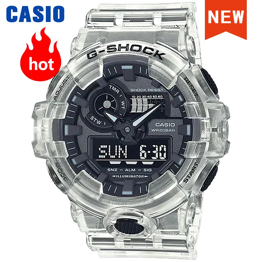 

Casio watch for men g shock 200m Waterproof quartz Sports men watch reloj casio hombre Ice Tough Series GA-700SKE-7A