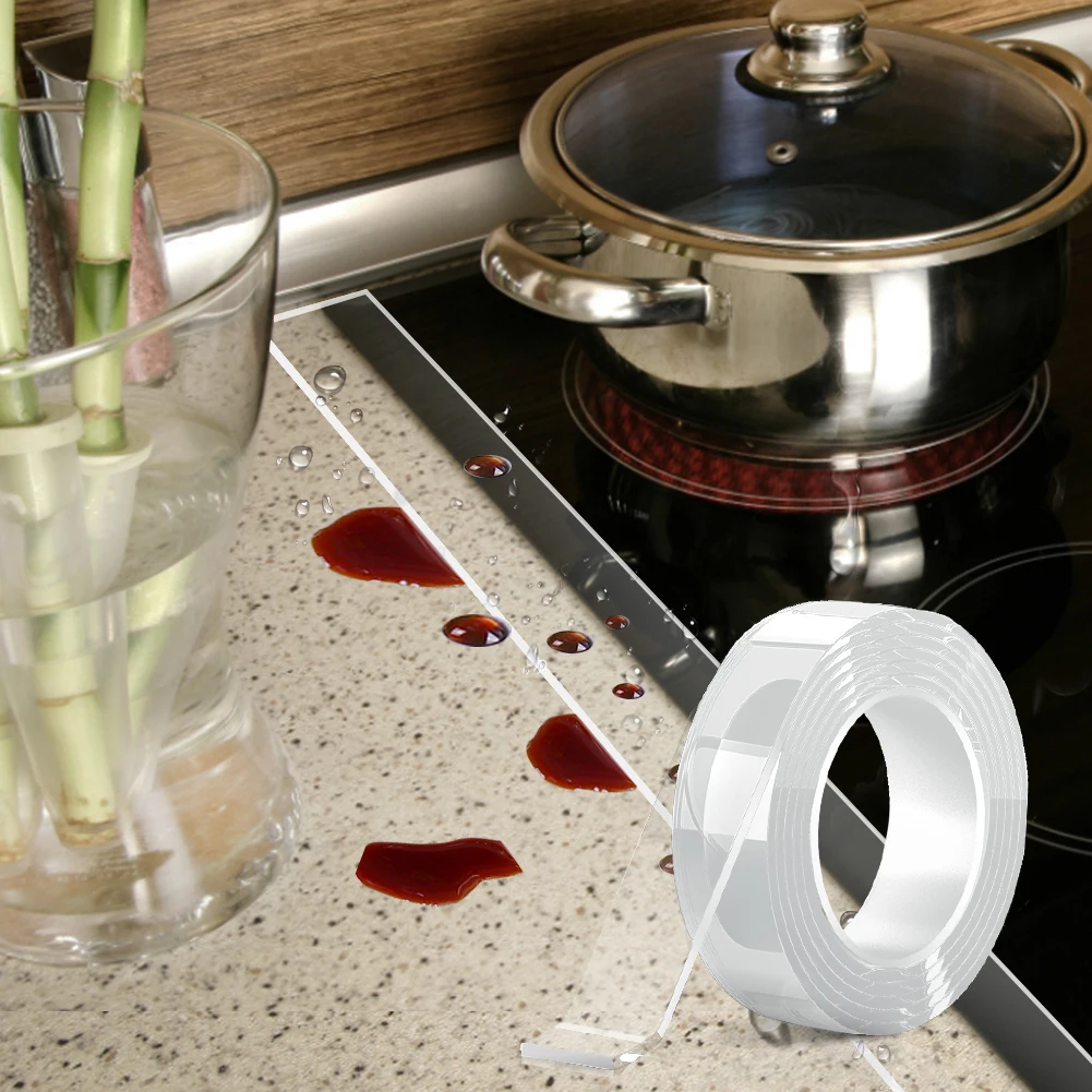 Kitchen Sink Waterproof Stain Resistant Tape Transparent Anti-mildew Damp Countertops High Viscosity Sticker Bathroom Accessorie
Kitchen Sink Waterproof Stain Resistant Tape Transparent Anti-mildew Damp Countertops High Viscosity Sticker Bathroom Accessorie