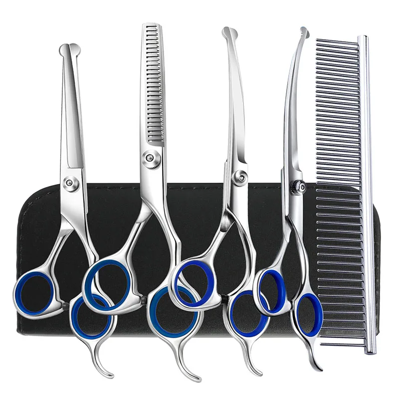 Scissors Pet Scissor Steel Hairdressing Cutting Pets Stainless Animal Professional Shears Scissors Set Dog Grooming Portable
Scissors Pet Scissor Steel Hairdressing Cutting Pets Stainless Animal Professional Shears Scissors Set Dog Grooming Portable