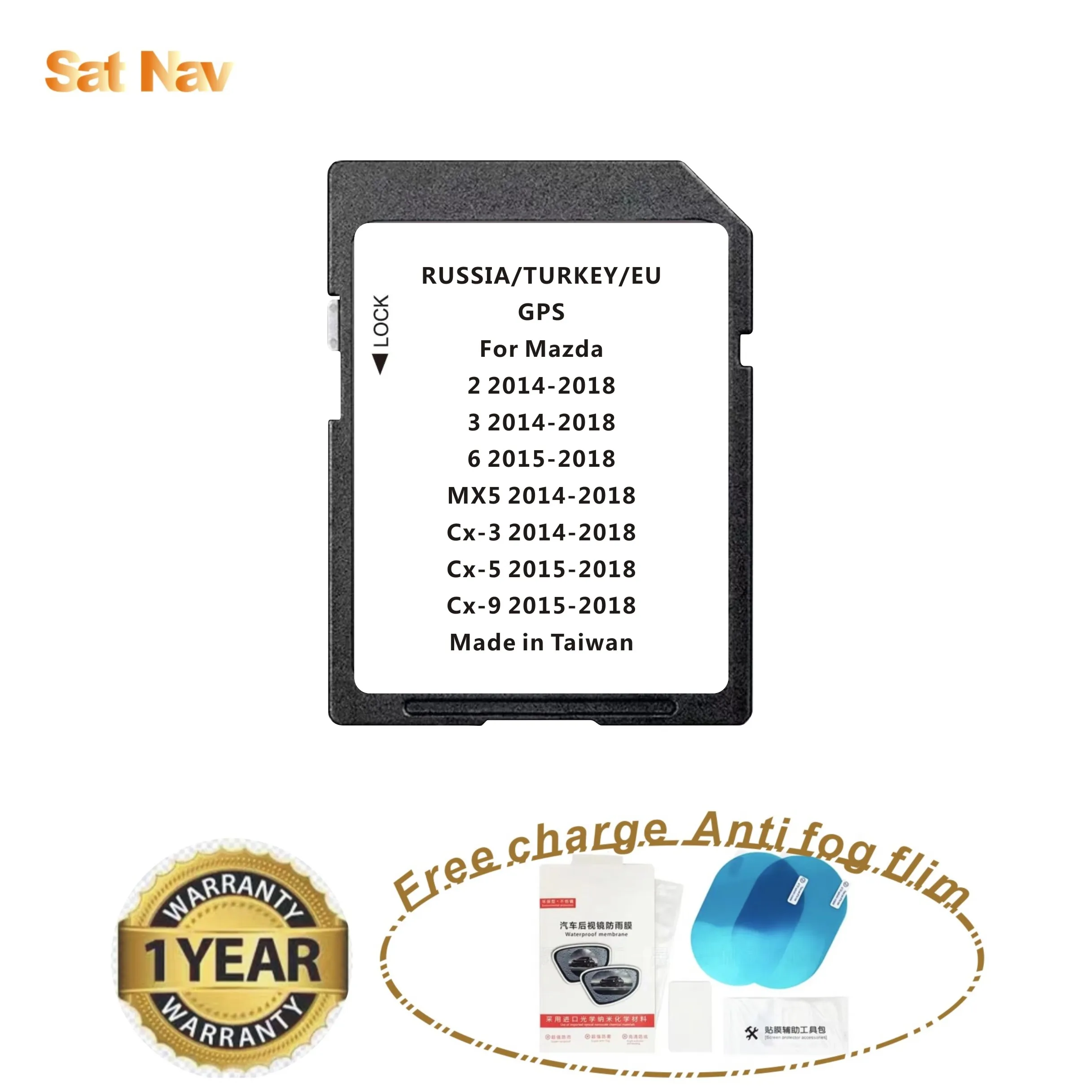 SAT Nav Navigation GPS Sd Card for Mazda latest version EZ1W CX-3 CX-5 MX-5 Miata 2023/2024
SAT Nav Navigation GPS Sd Card for Mazda latest version EZ1W CX-3 CX-5 MX-5 Miata 2023/2024