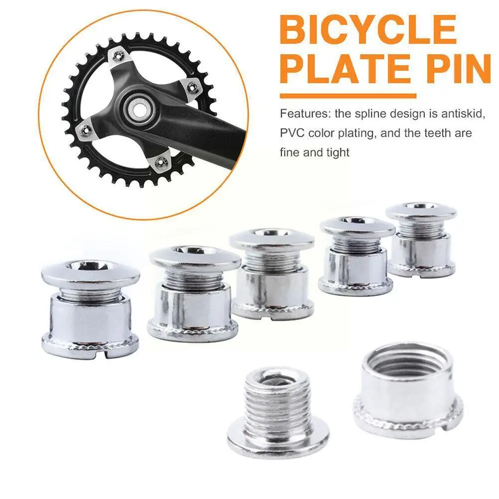 5Pair Bike Chainring Bolts MTB Plate Screws Monoplate Three Or Accessories Double Parts Crankset Or Crank Plate Cycling E6B3
5Pair Bike Chainring Bolts MTB Plate Screws Monoplate Three Or Accessories Double Parts Crankset Or Crank Plate Cycling E6B3