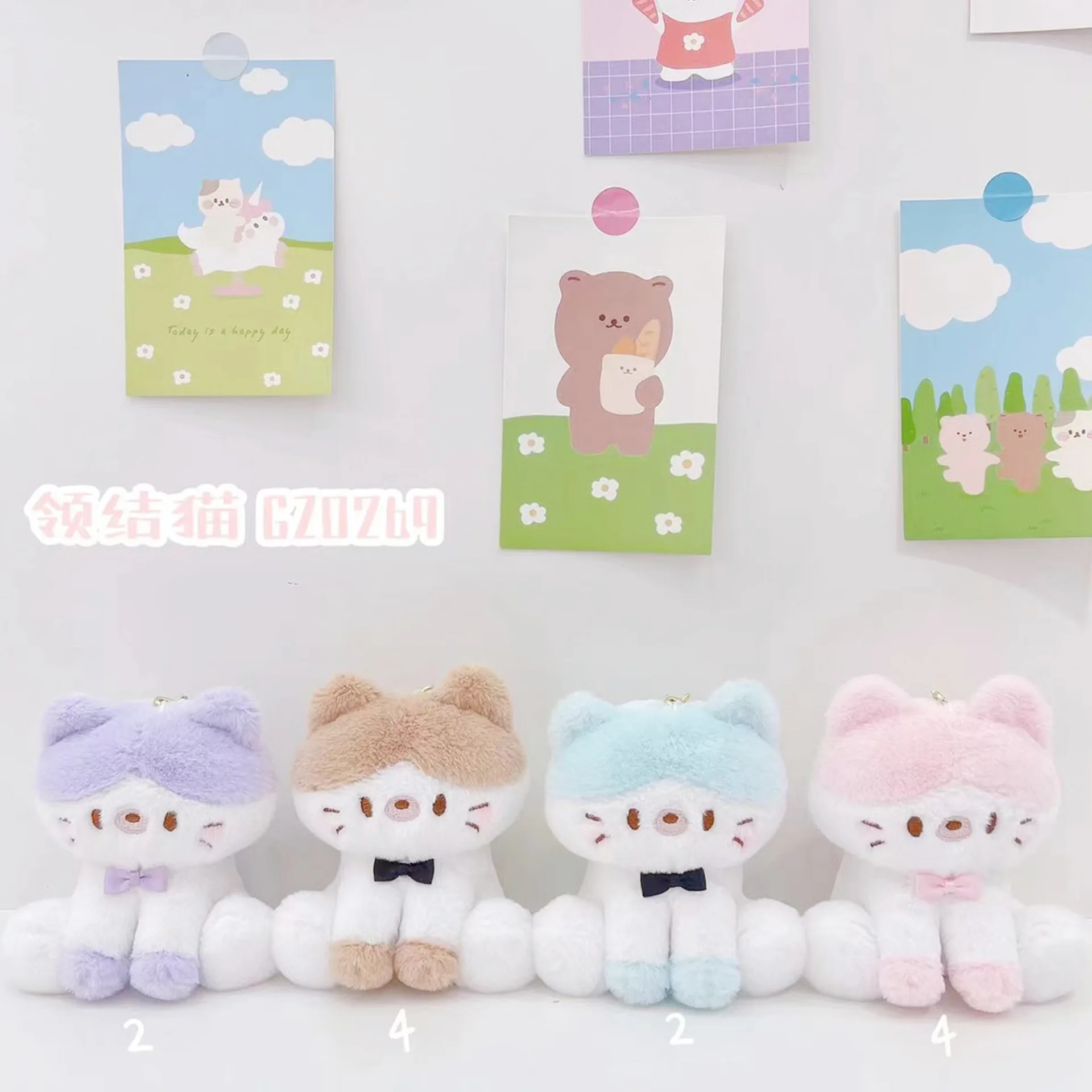 new Bowtie Cat sitting delicate Pendant lifelike soft doll decorate Keychain couple birthday sweet gift
new Bowtie Cat sitting delicate Pendant lifelike soft doll decorate Keychain couple birthday sweet gift