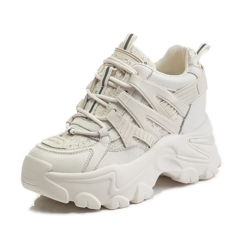 2022 Women Casual Shoe Genuine Leather 8cm Platform Wedges Sneakers Chunky Shoes Women Fashion Sneakers Spring Summer Shoes
2022 Women Casual Shoe Genuine Leather 8cm Platform Wedges Sneakers Chunky Shoes Women Fashion Sneakers Spring Summer Shoes
