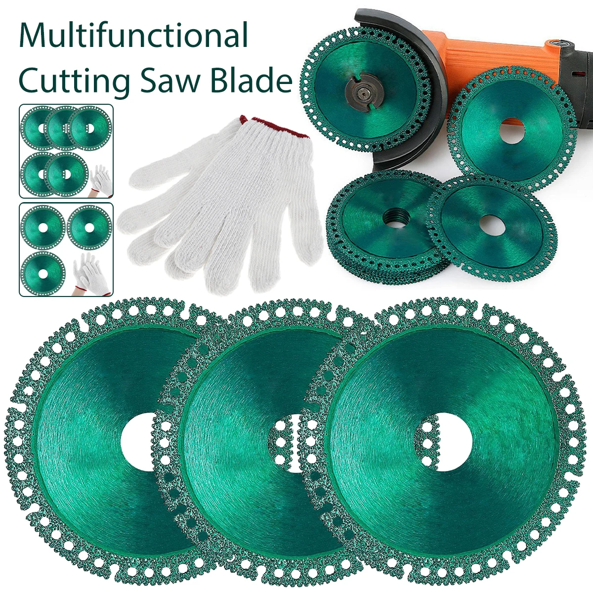 New3/5 Pcs Diamond Saw Blades for 4 Inch Angle Grinder 2mm Super Thin Diamond Saw Blade Sharp Cutting Blades Durable
New3/5 Pcs Diamond Saw Blades for 4 Inch Angle Grinder 2mm Super Thin Diamond Saw Blade Sharp Cutting Blades Durable