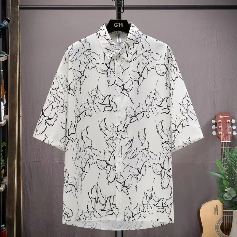 2022 Hawaii Beach Men Shirt Summer Korean High Street Casual Shirts for Men Full Print Short-sleeved Top Fashion Men Clothing
2022 Hawaii Beach Men Shirt Summer Korean High Street Casual Shirts for Men Full Print Short-sleeved Top Fashion Men Clothing