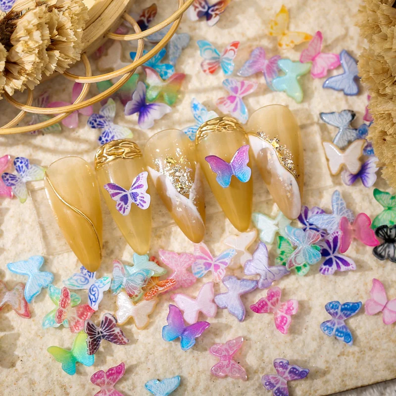 20pcs Nail Art Accessories 3D Painted Print Butterfly Nail Rhinestone Butterfly Sequins Charms Decorations DIY Manicure Supplies
20pcs Nail Art Accessories 3D Painted Print Butterfly Nail Rhinestone Butterfly Sequins Charms Decorations DIY Manicure Supplies