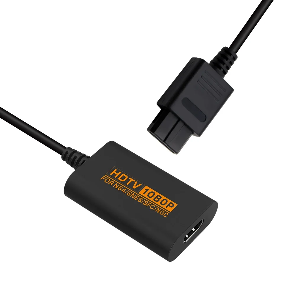 HDMI-compatible Converter 1080P Mini Display Port for Nintendo N64/SNES/NGC Gamecube Retro Video Game Console HD Cable
HDMI-compatible Converter 1080P Mini Display Port for Nintendo N64/SNES/NGC Gamecube Retro Video Game Console HD Cable