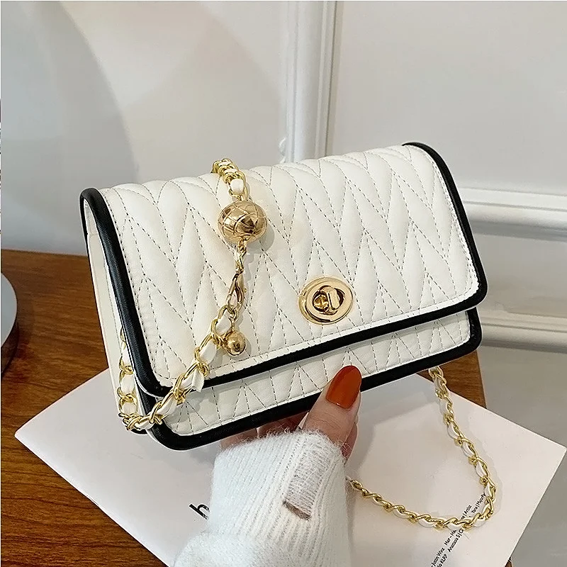 Women bag Handbag bag for women Shoulder bag Crossbody Bag Chain golden ball pendant square bag armpit drape single shoulder bag
Women bag Handbag bag for women Shoulder bag Crossbody Bag Chain golden ball pendant square bag armpit drape single shoulder bag