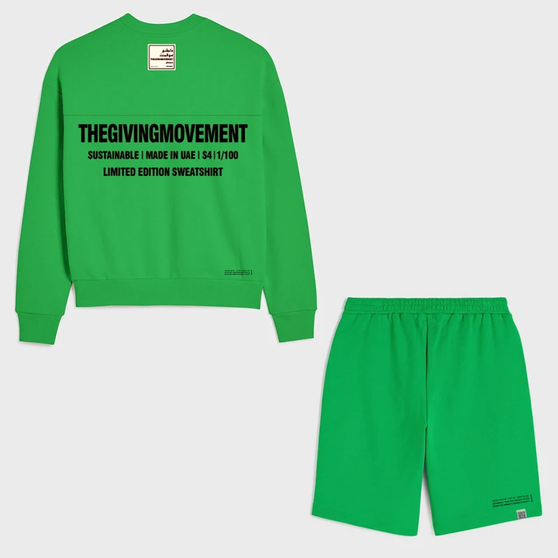 TGM Round Neck Pullovers Sweatshirts and Long Shorts Two Pieces Sets Unisex Tracksuits Sweatsuits Women Spring Summer Clothing
TGM Round Neck Pullovers Sweatshirts and Long Shorts Two Pieces Sets Unisex Tracksuits Sweatsuits Women Spring Summer Clothing
