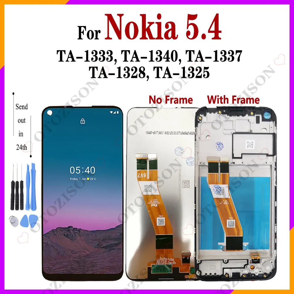 ЖК-дисплей с рамкой для Nokia 5 4 N5 экран дисплея TA-1333 TA-1340 TA-1337 TA-1328 TA-1325 замена