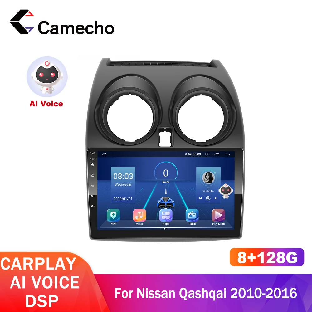 Автомагнитола Camecho Android для Nissan Qashqai 2010 2011 2012 2013 2014 2015 2016 AI VOICE Mutimedia DSP 4G GPS 2 din Carplay DVD
Автомагнитола Camecho Android для Nissan Qashqai 2010 2011 2012 2013 2014 2015 2016 AI VOICE Mutimedia DSP 4G GPS 2 din Carplay DVD