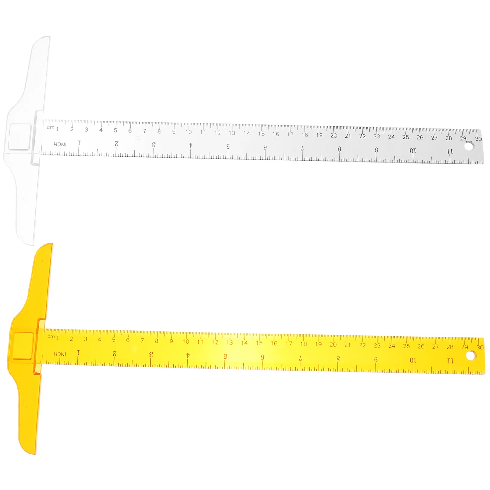 2 Pcs Academic T-Ruler Transparent Measuring Straight Ruler Drawing Supplies Rectangle Square
2 Pcs Academic T-Ruler Transparent Measuring Straight Ruler Drawing Supplies Rectangle Square