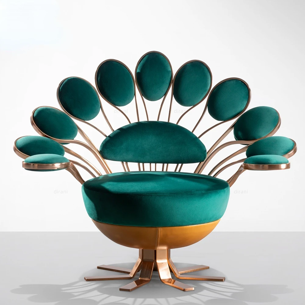 stainless steel designer velvet fabric modern single sofa armchair dark green leisure
stainless steel designer velvet fabric modern single sofa armchair dark green leisure