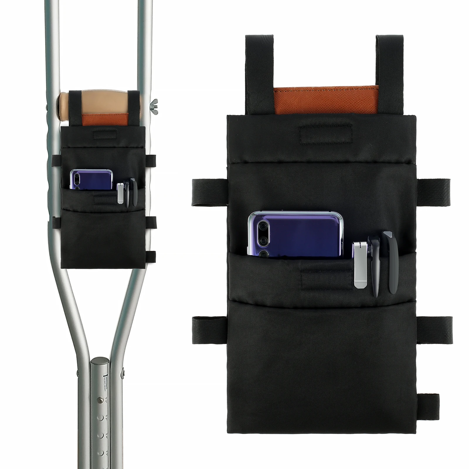 Crutch Pouch Lightweight Crutch Storage Pocket with 2 Pockets Universal Hanging Crutch Bag with Adjustable Buckle Waterproof
Crutch Pouch Lightweight Crutch Storage Pocket with 2 Pockets Universal Hanging Crutch Bag with Adjustable Buckle Waterproof