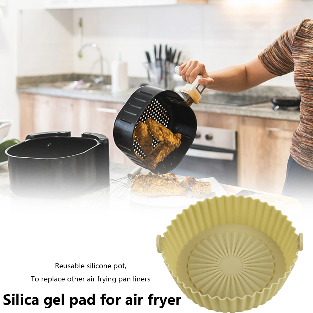 Silicone Air Fryer Liner Non-Stick Steamer Pad Baking Inner Liner Cooking Mat for Kitchen Accessories Round Eco-friendlyCookware
Silicone Air Fryer Liner Non-Stick Steamer Pad Baking Inner Liner Cooking Mat for Kitchen Accessories Round Eco-friendlyCookware