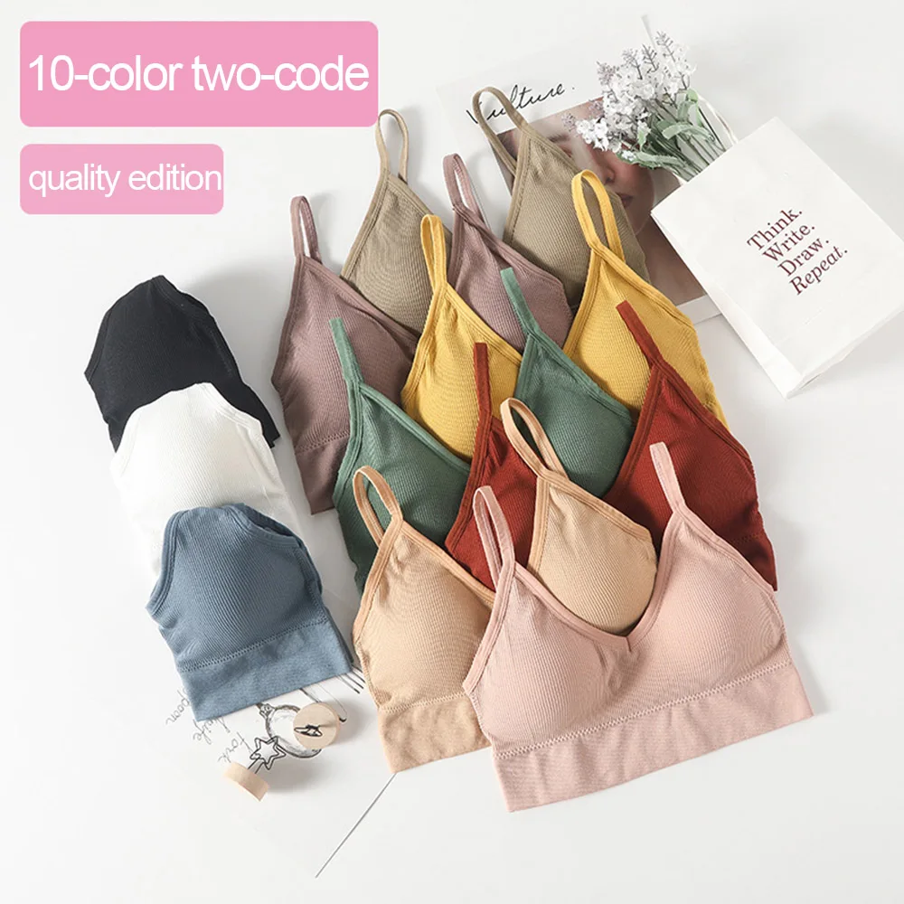 Girl's Bra Sports Bra Women Bra Sexy Crop Tops Bra Tube Top Female Streetwear Comfy Lingerie Small Breasts Intimates Push Up Bra
Girl's Bra Sports Bra Women Bra Sexy Crop Tops Bra Tube Top Female Streetwear Comfy Lingerie Small Breasts Intimates Push Up Bra