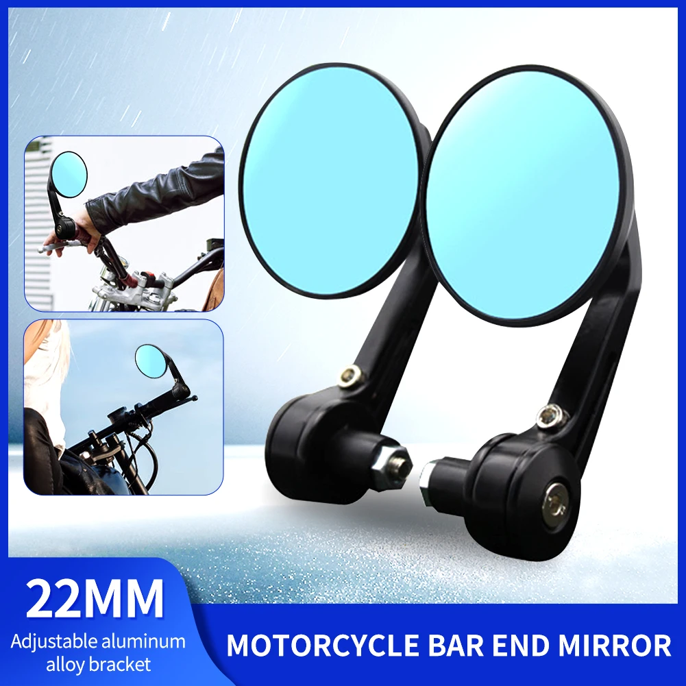 1Pair Motorcycle Mirrors Bar End Rearview Mirror for 22mm Handlebars 360 Degree Adjustable Side Mirrors for Motorbike Scooter
1Pair Motorcycle Mirrors Bar End Rearview Mirror for 22mm Handlebars 360 Degree Adjustable Side Mirrors for Motorbike Scooter