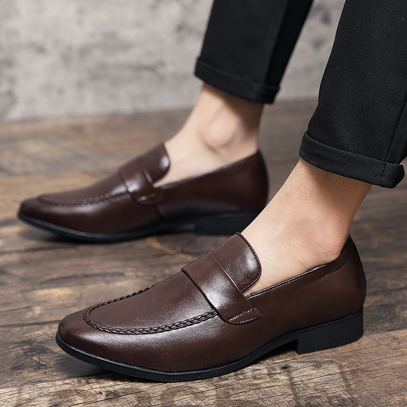 Leather Men Formal Shoes outdoor Luxury Brand 2023 Men's Loafers Moccasins Breathable Slip on Black Driving Shoes men
Leather Men Formal Shoes outdoor Luxury Brand 2023 Men's Loafers Moccasins Breathable Slip on Black Driving Shoes men