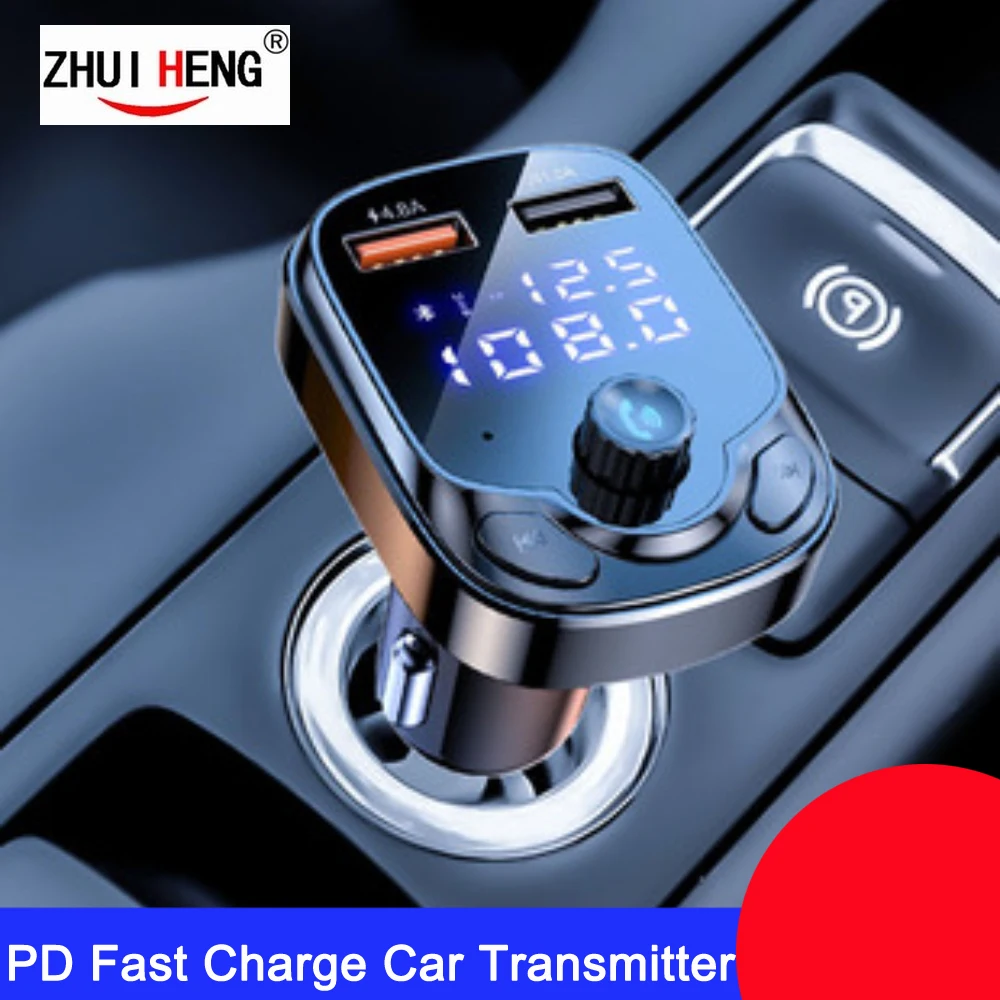 Bluetooth Car FM Transmitter Bluetooth Hands Free Mp3 True 4.8A Dual USB Port PD Charging USB Super Quick Charge Adapter for Car
Bluetooth Car FM Transmitter Bluetooth Hands Free Mp3 True 4.8A Dual USB Port PD Charging USB Super Quick Charge Adapter for Car