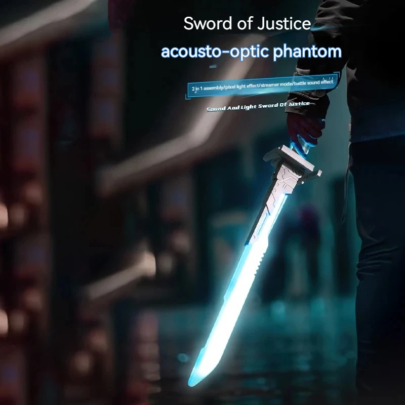 Cross border Amazon Laser Sword Star Wars Launch Light Sword Toy Justice Sword Flowing Light Two in One Colorful Light Sword
Cross border Amazon Laser Sword Star Wars Launch Light Sword Toy Justice Sword Flowing Light Two in One Colorful Light Sword