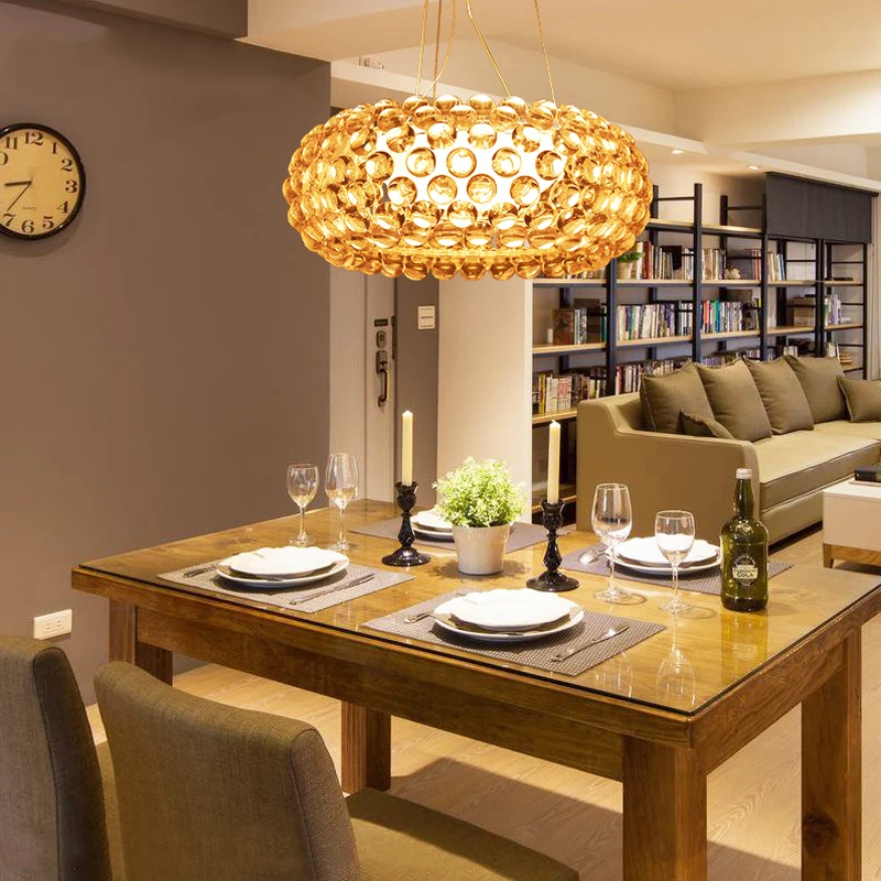Modern Living Room Acrylic RS7 Bulb Pendant Lights Fixture Dining Room Foscarini Caboche Dia35/50/65CM Clear Gold Pendant Lamp
Modern Living Room Acrylic RS7 Bulb Pendant Lights Fixture Dining Room Foscarini Caboche Dia35/50/65CM Clear Gold Pendant Lamp