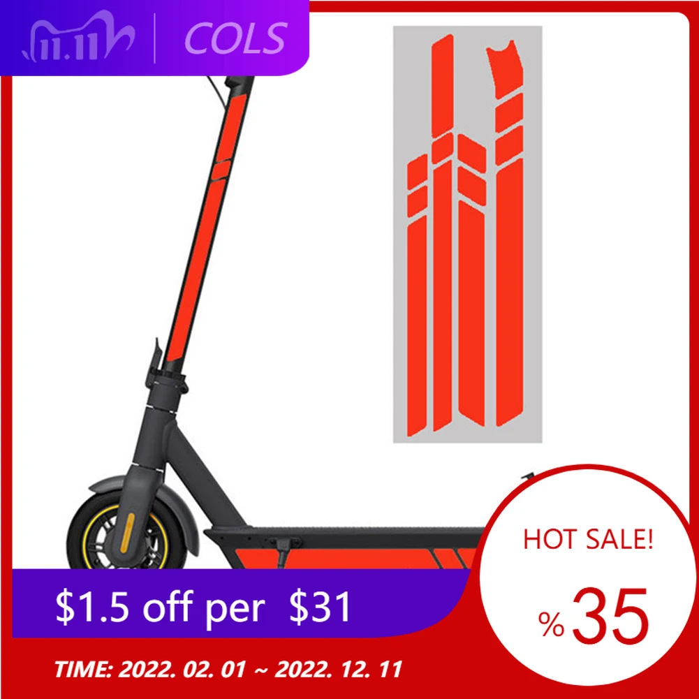 For Nine-Bot Max G30 Electric Scooter Reflective Sticker Decorative PVC Night Safety Warning Stickers Scooter Accessories
For Nine-Bot Max G30 Electric Scooter Reflective Sticker Decorative PVC Night Safety Warning Stickers Scooter Accessories