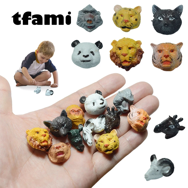 TFAMI 12 шт. игрушки-животные для детей, имитация головы животных, серия мини панды, голова льва, модель игрушек из ПВХ, Высококачественная игруш...
TFAMI 12 шт. игрушки-животные для детей, имитация головы животных, серия мини панды, голова льва, модель игрушек из ПВХ, Высококачественная игруш...