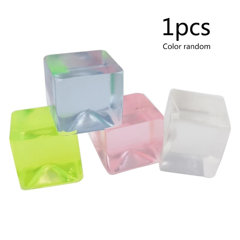 

Soft TPR Ice Cube Decompressing Vent Toy Ice Cube Fidgets Gift for Child Adult GXMB