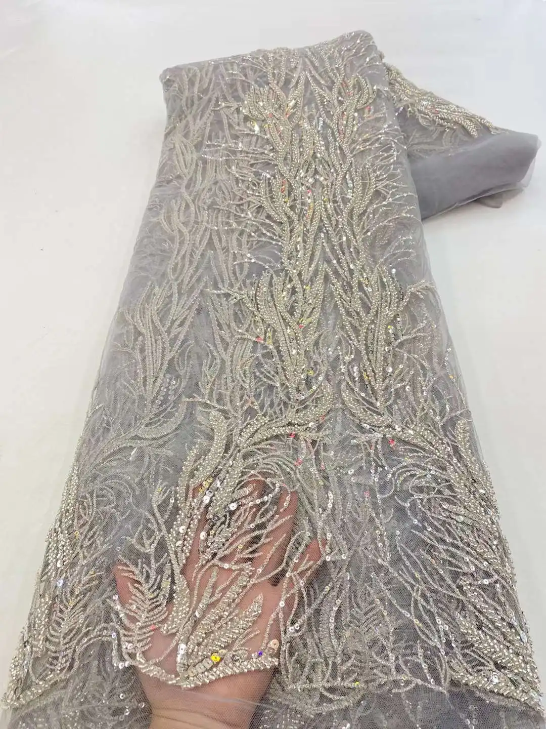 African Sequins Groom Tulle Mesh Lace Fabric 2022 High Quality Lace Nigerian Net Lace Fabrics For Women Party Wedding Sewing
African Sequins Groom Tulle Mesh Lace Fabric 2022 High Quality Lace Nigerian Net Lace Fabrics For Women Party Wedding Sewing