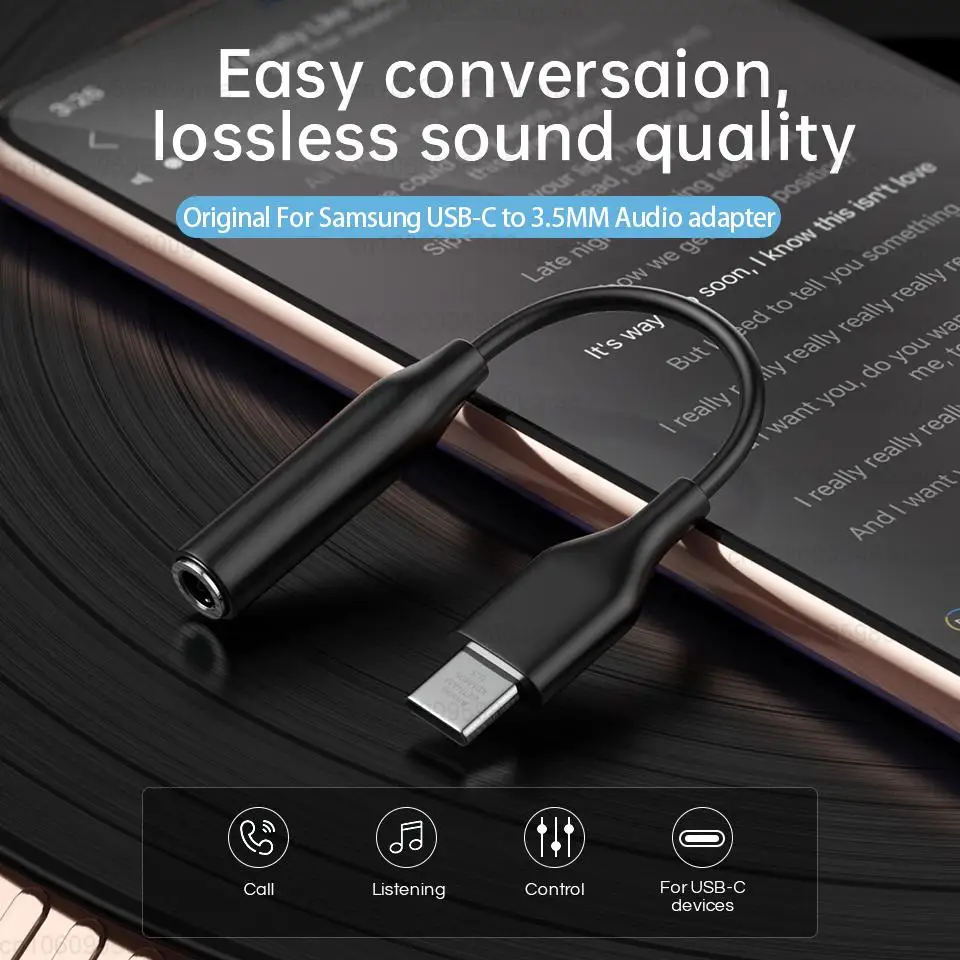 USB Type C To 3.5mm Jack Audio Cable Headphone Aux Adapter Line Compatible For Galaxy S22 S21 S20 Note 10
USB Type C To 3.5mm Jack Audio Cable Headphone Aux Adapter Line Compatible For Galaxy S22 S21 S20 Note 10