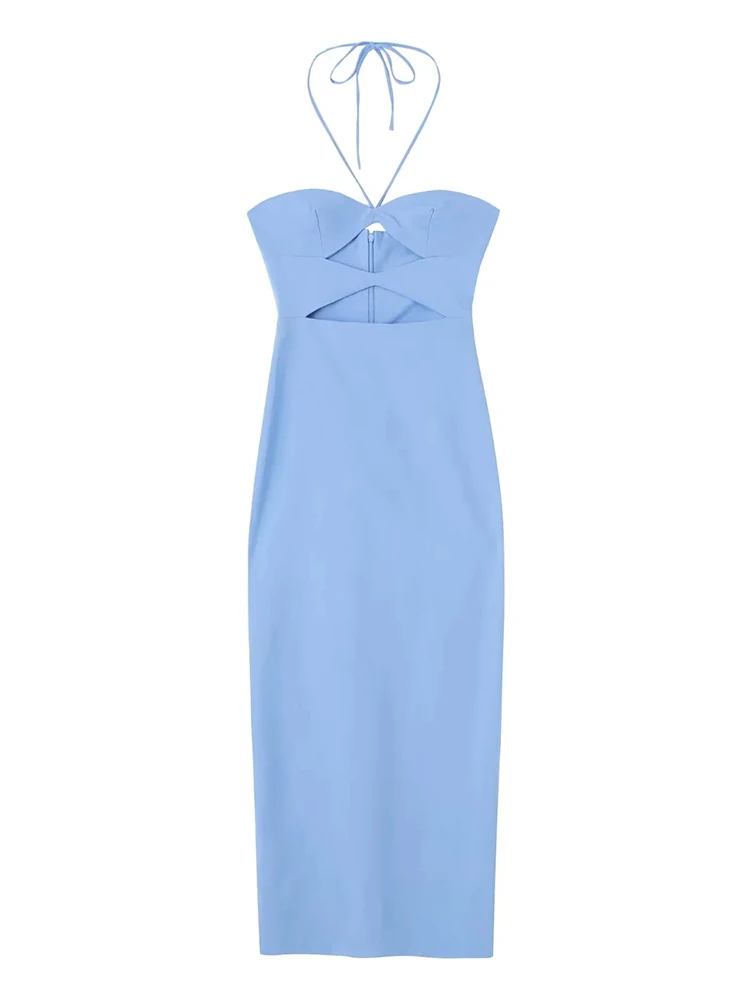 xikom Women Fashion Hollow Out Midi Dress Vintage Slip Dress Backless Sexy Halter Female Dresses Vestidos
xikom Women Fashion Hollow Out Midi Dress Vintage Slip Dress Backless Sexy Halter Female Dresses Vestidos