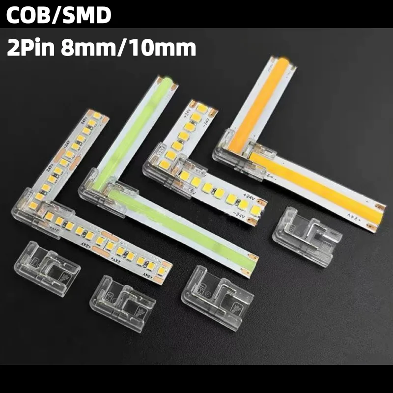 Флюоресцентный соединитель для ленты COB/SMD 2P 8/10 мм
Флюоресцентный соединитель для ленты COB/SMD 2P 8/10 мм