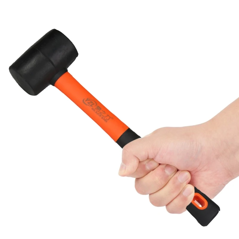 Rubber Mallet Hammer with Ergonomic Handle Soft Blow Tasks Without Damage for Camping Flooring Tent Stakes Woodworking
Rubber Mallet Hammer with Ergonomic Handle Soft Blow Tasks Without Damage for Camping Flooring Tent Stakes Woodworking