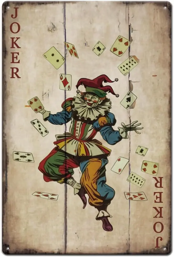 Металлическая вывеска Poker Joker
Металлическая вывеска Poker Joker