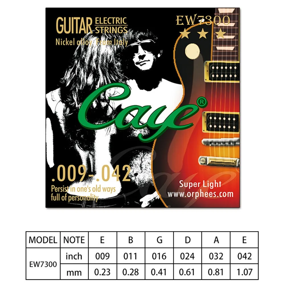 Strings Set For Orphee Caye EW Electric Guitar Cord Metal Rock Hexagonal Carbon Steel Guitarra Musical Instrument Accessories
Strings Set For Orphee Caye EW Electric Guitar Cord Metal Rock Hexagonal Carbon Steel Guitarra Musical Instrument Accessories