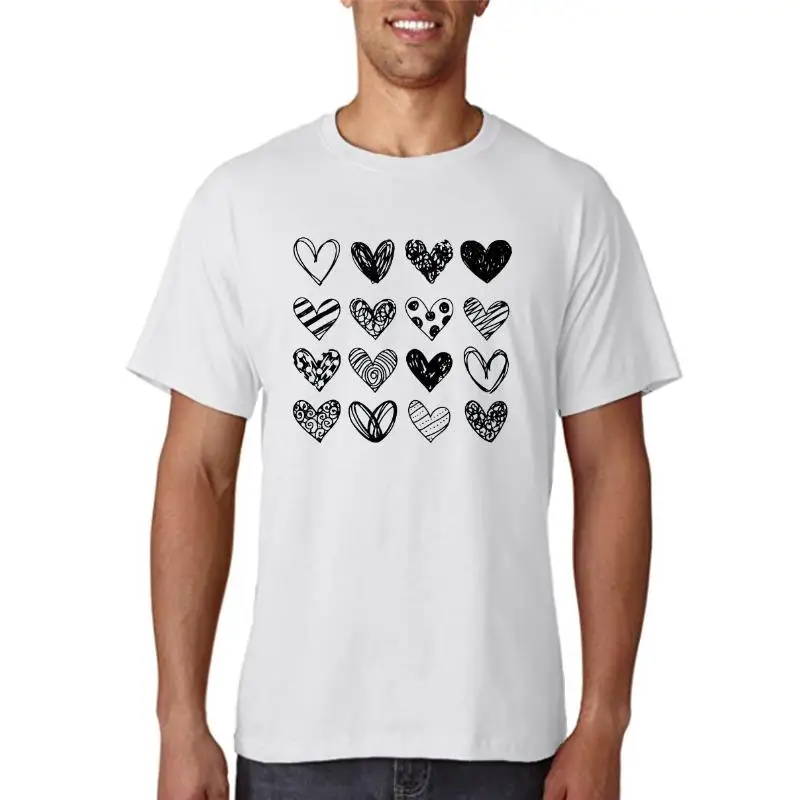 

Женская футболка с коротким рукавом, милые летние футболки с рисунком на тему Дня Святого Валентина
