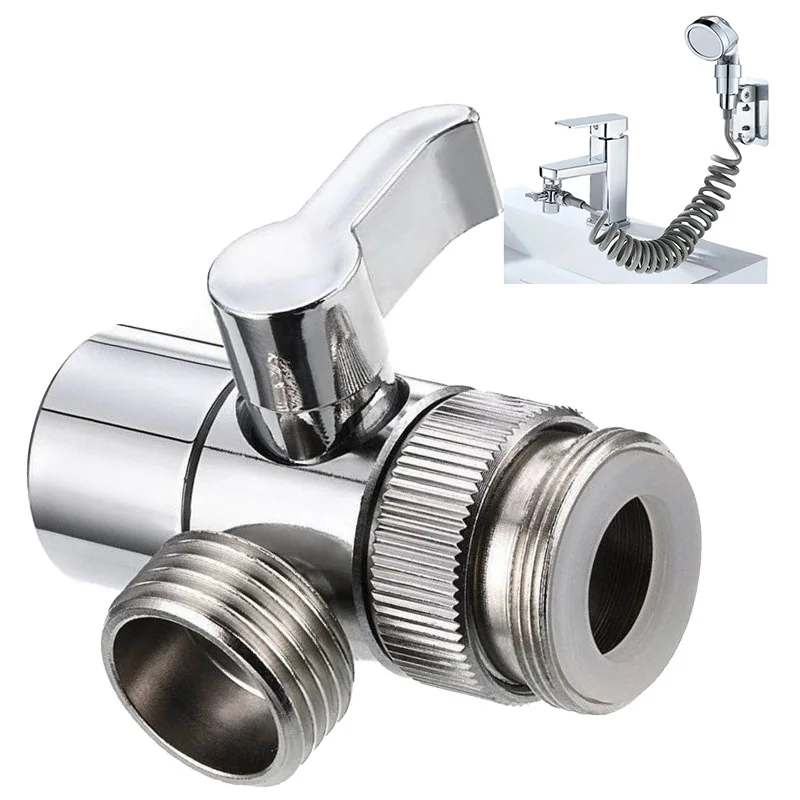 Kitchen Faucet Diverter Switch Adapter Water Splitter Diverter Valve Toilet Bidet Shower Water Faucet Connector Bathroom Tools
Kitchen Faucet Diverter Switch Adapter Water Splitter Diverter Valve Toilet Bidet Shower Water Faucet Connector Bathroom Tools