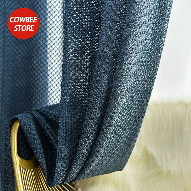 Простые тюлевые шторы в скандинавском стиле для гостиной, спальни, окна, балкона, виллы, плотные затемняющие шторы с призматическим экраном
Простые тюлевые шторы в скандинавском стиле для гостиной, спальни, окна, балкона, виллы, плотные затемняющие шторы с призматическим экраном