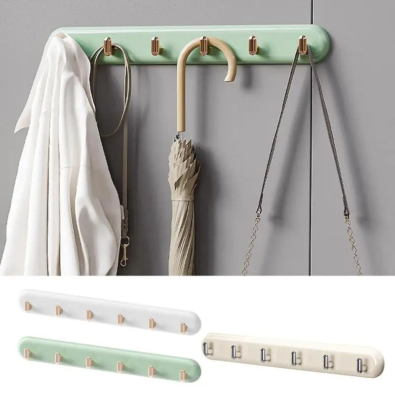 Bathroom Clothes Hanger With 6 Hooks Wall Mounted Utensil Holder Rack Corner Door Clothes Shelf Key Holder For Kitchen Bedroom
Bathroom Clothes Hanger With 6 Hooks Wall Mounted Utensil Holder Rack Corner Door Clothes Shelf Key Holder For Kitchen Bedroom