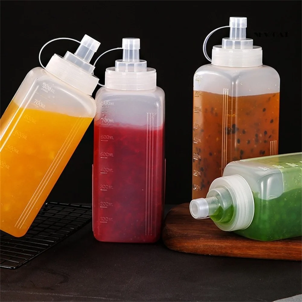 Squeeze Condiment Bottle 800/1000ML Plastic Square Large Diameter Dustproof Jam-Bottle Sauce Bottle Kitchen Accessories
Squeeze Condiment Bottle 800/1000ML Plastic Square Large Diameter Dustproof Jam-Bottle Sauce Bottle Kitchen Accessories