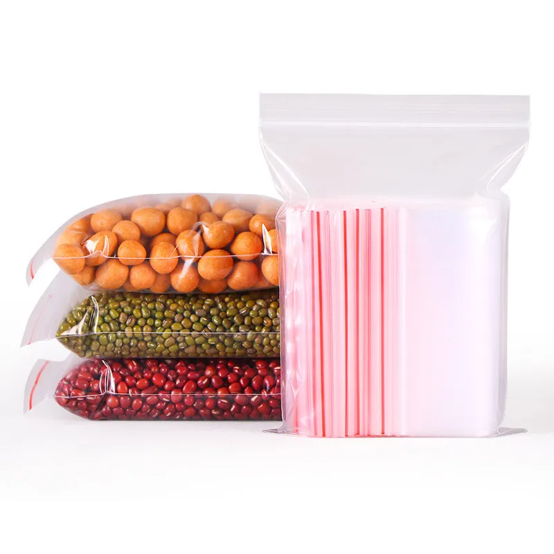 500pcs4x6 5x7 6x8 7x10 8x12 9x13cm PE Transparent Ziplock Bags Jewellery Candy Re-sealable Plastic Poly Transparent Bag Red Edge
500pcs4x6 5x7 6x8 7x10 8x12 9x13cm PE Transparent Ziplock Bags Jewellery Candy Re-sealable Plastic Poly Transparent Bag Red Edge