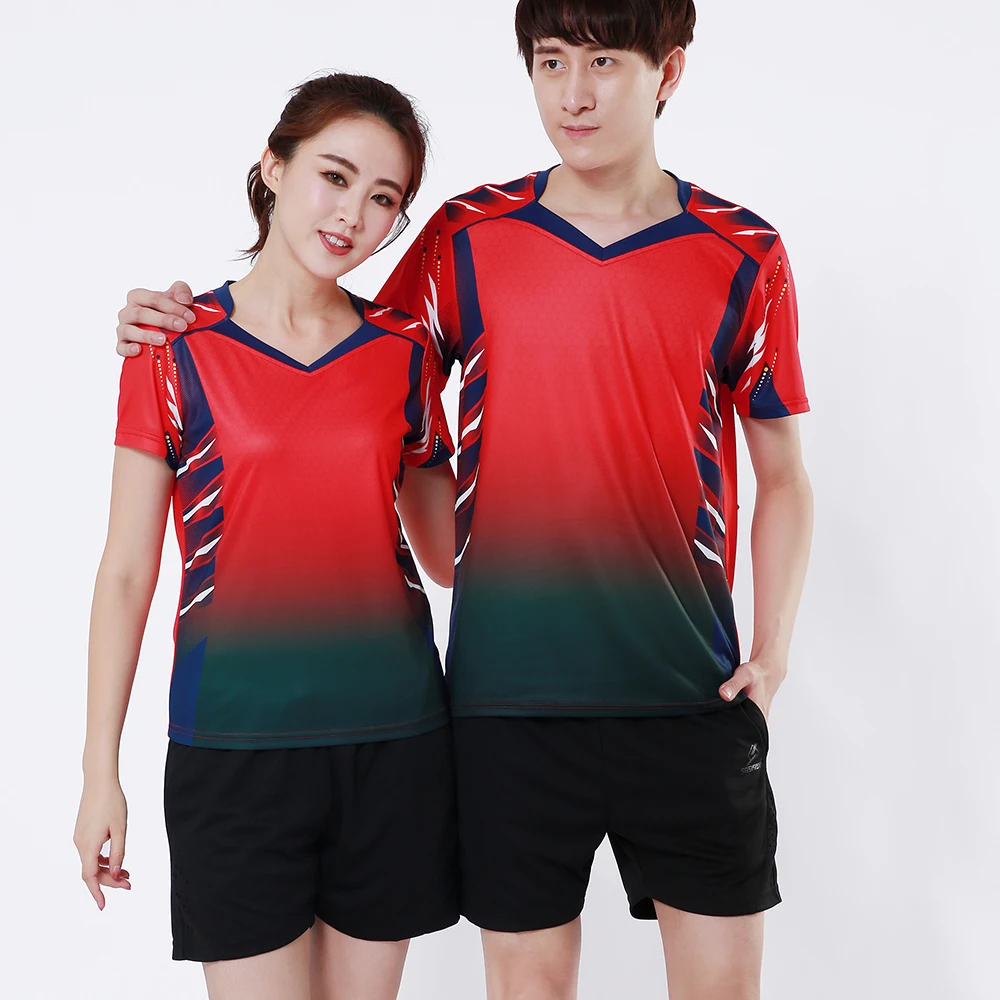 New Table Tennis Clothes Men And Women Summer Short-sleeved Quick-drying Training Tops For Badminton Sportswear Suits -40
New Table Tennis Clothes Men And Women Summer Short-sleeved Quick-drying Training Tops For Badminton Sportswear Suits -40