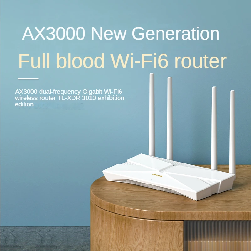 TP-LINK AX3000 WiFi6 Gigabit Wireless Router 5G Dual Band Game Routing Mesh 3000M Wireless Rate Support Dual Broadband Access
TP-LINK AX3000 WiFi6 Gigabit Wireless Router 5G Dual Band Game Routing Mesh 3000M Wireless Rate Support Dual Broadband Access