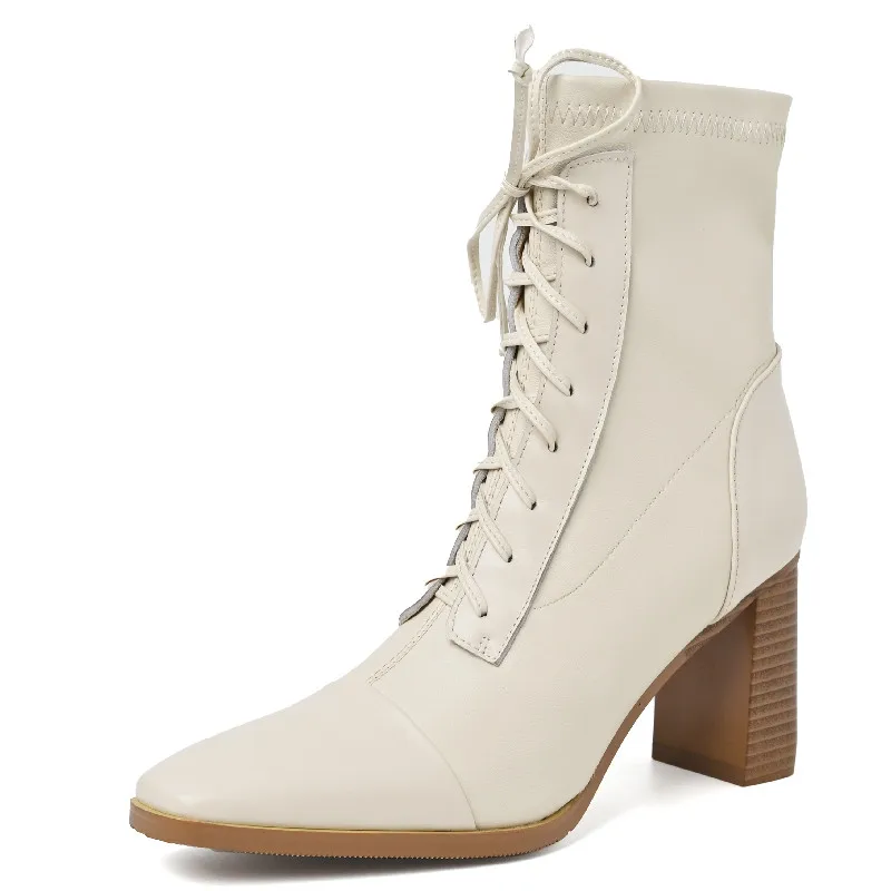 Dilalula Female Short Boots Women Ankle Boots Autumn Winter Office Ladies Fashion Lace-Up High Heels Genuine Leather Shoes Woman
Dilalula Female Short Boots Women Ankle Boots Autumn Winter Office Ladies Fashion Lace-Up High Heels Genuine Leather Shoes Woman