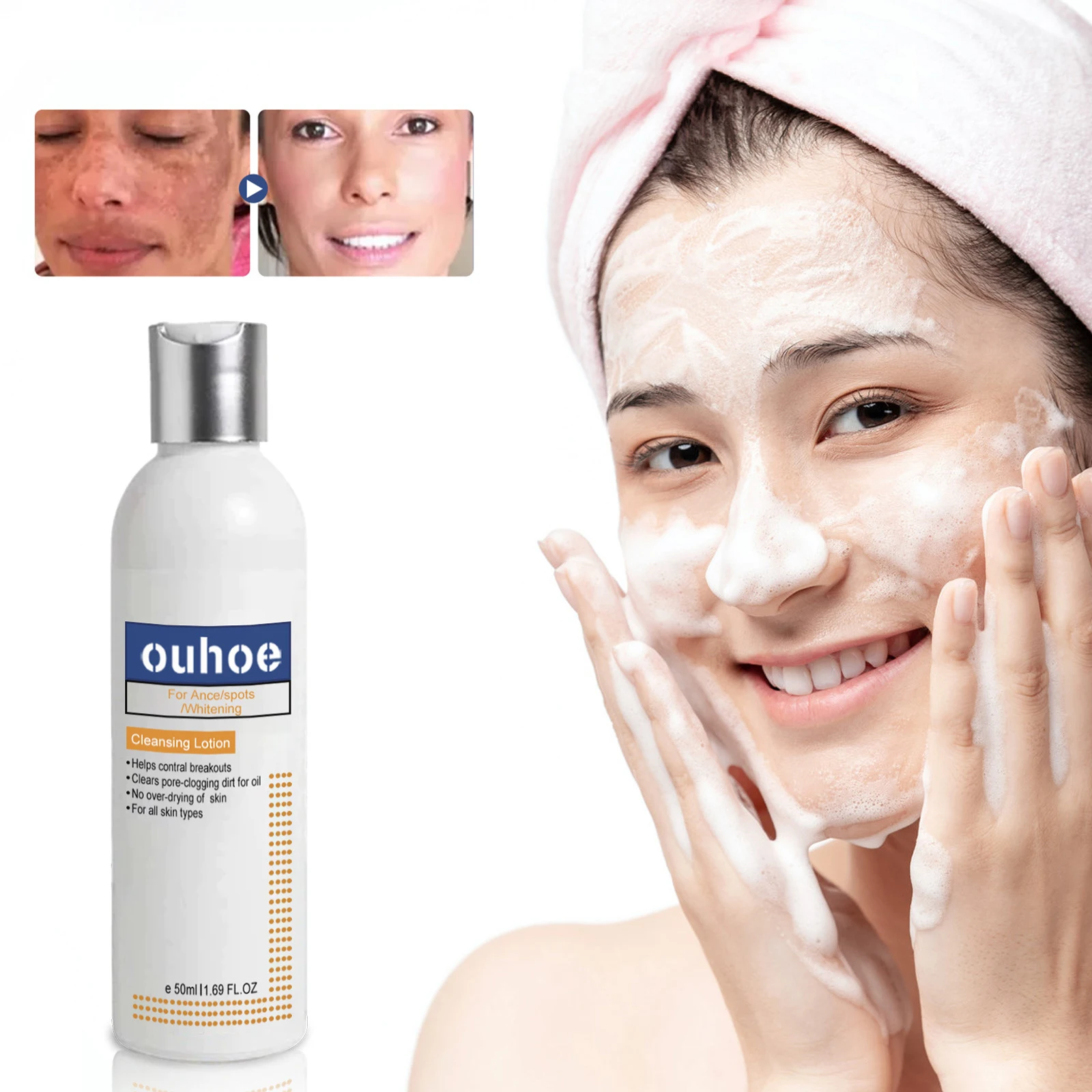 Black Spine Skin Cleanser Lighten Dark Spots Remove Oil Pores Clear Improve Dull Melanin Blackhead Bleaching Whitening Face Wash
Black Spine Skin Cleanser Lighten Dark Spots Remove Oil Pores Clear Improve Dull Melanin Blackhead Bleaching Whitening Face Wash