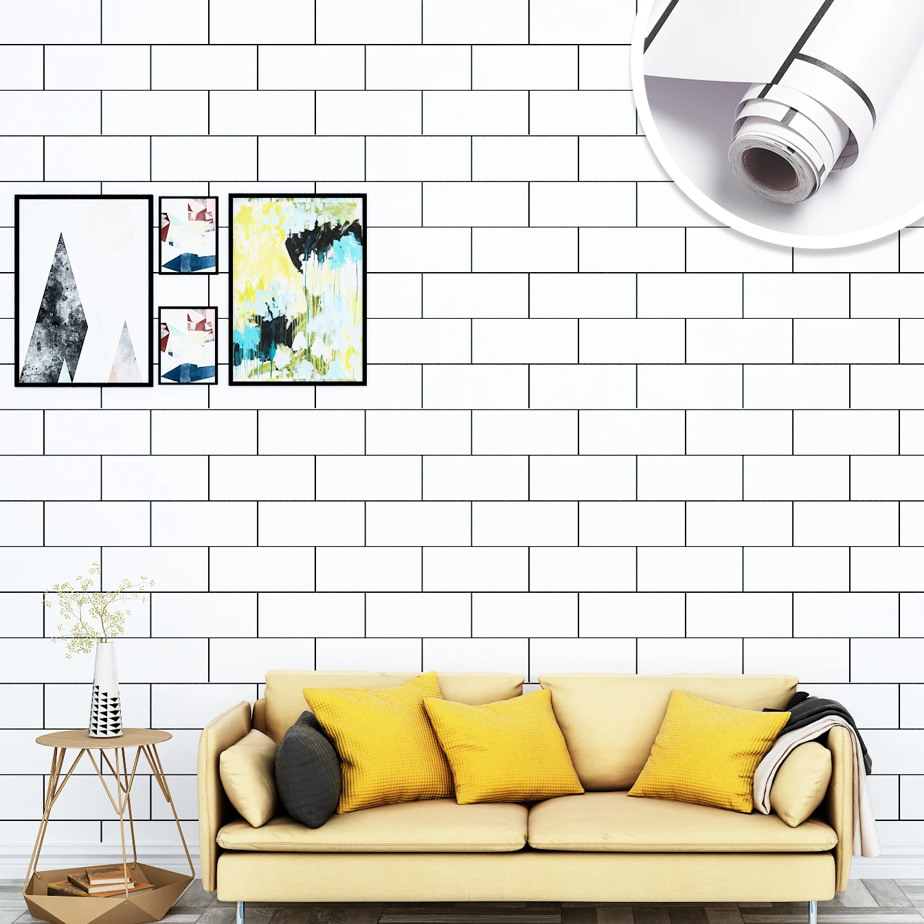 White Brick Peel and Stick Brick Wallpaper Contact Paper Self Adhesive Waterproof Film Removable for Bathroom Kitchen Bedroom
White Brick Peel and Stick Brick Wallpaper Contact Paper Self Adhesive Waterproof Film Removable for Bathroom Kitchen Bedroom