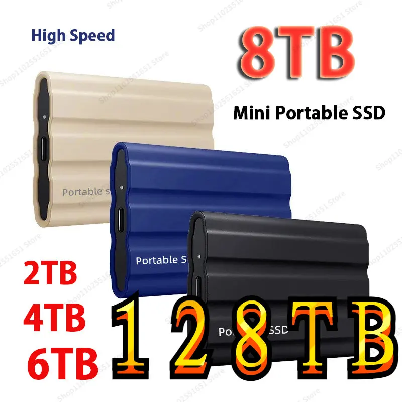 External Hard Drive Portable SSD 2TB 4TB 64TB Solid State Drive USB3.0 Hard Discks Data Storage Device For PC Desktop Laptop PS4
External Hard Drive Portable SSD 2TB 4TB 64TB Solid State Drive USB3.0 Hard Discks Data Storage Device For PC Desktop Laptop PS4